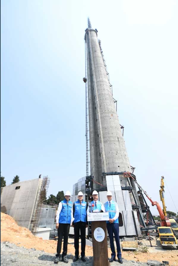 çamlıca kulesi inşaatı 5 haziran 2018