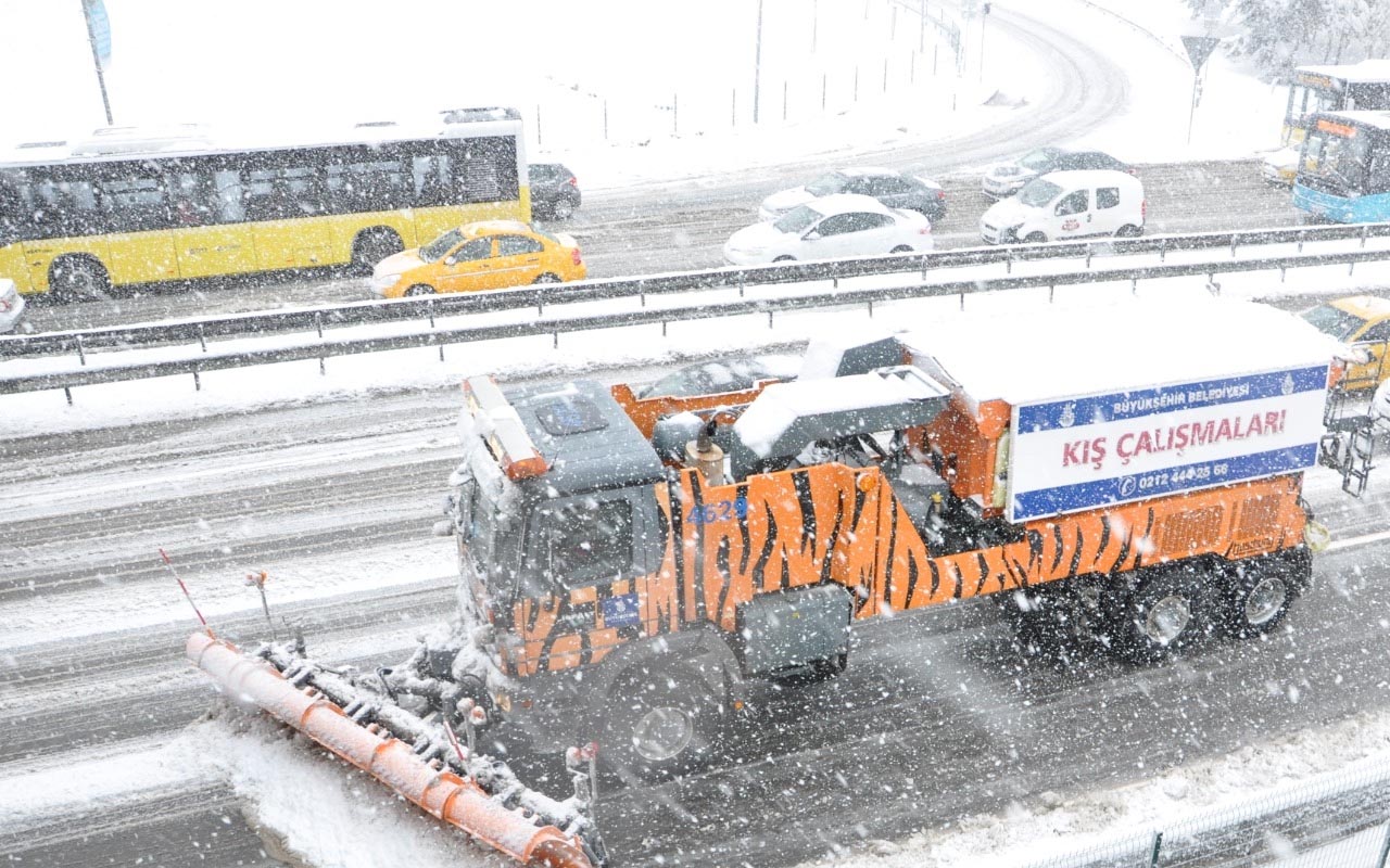 istanbul kar yağışı 14 şubat 2021