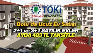 Bolu Seben'de TOKİ'den satılık 156 adet ucuz ev için başvurular başladı