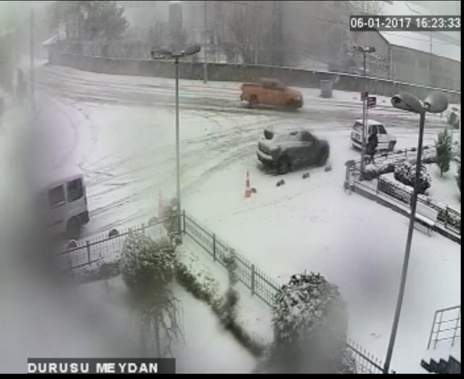 Arnavutköy,  Durusu ve Hadımköy'den istanbul kar yağışı